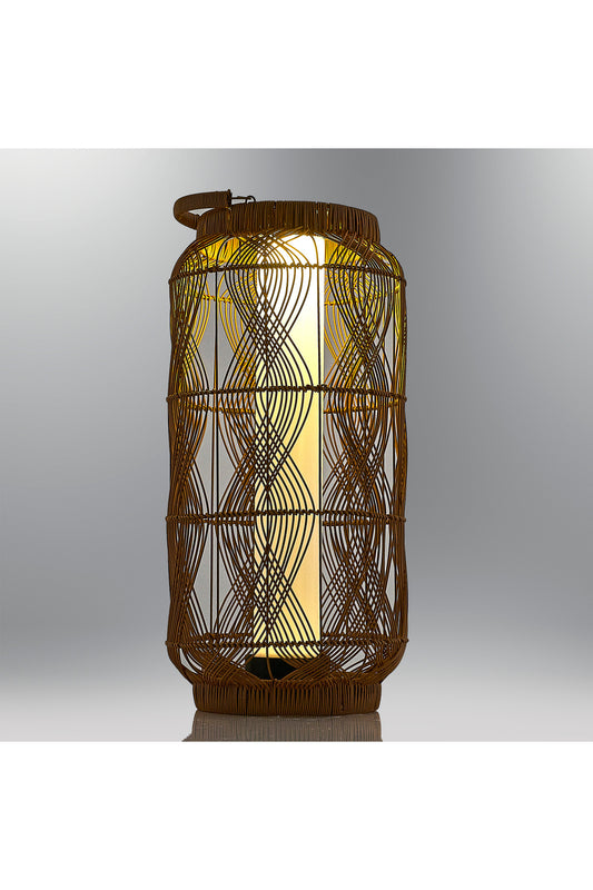 Solar Hasır Dış Mekân Abajur Ø34 × 74 cm – görsel 1