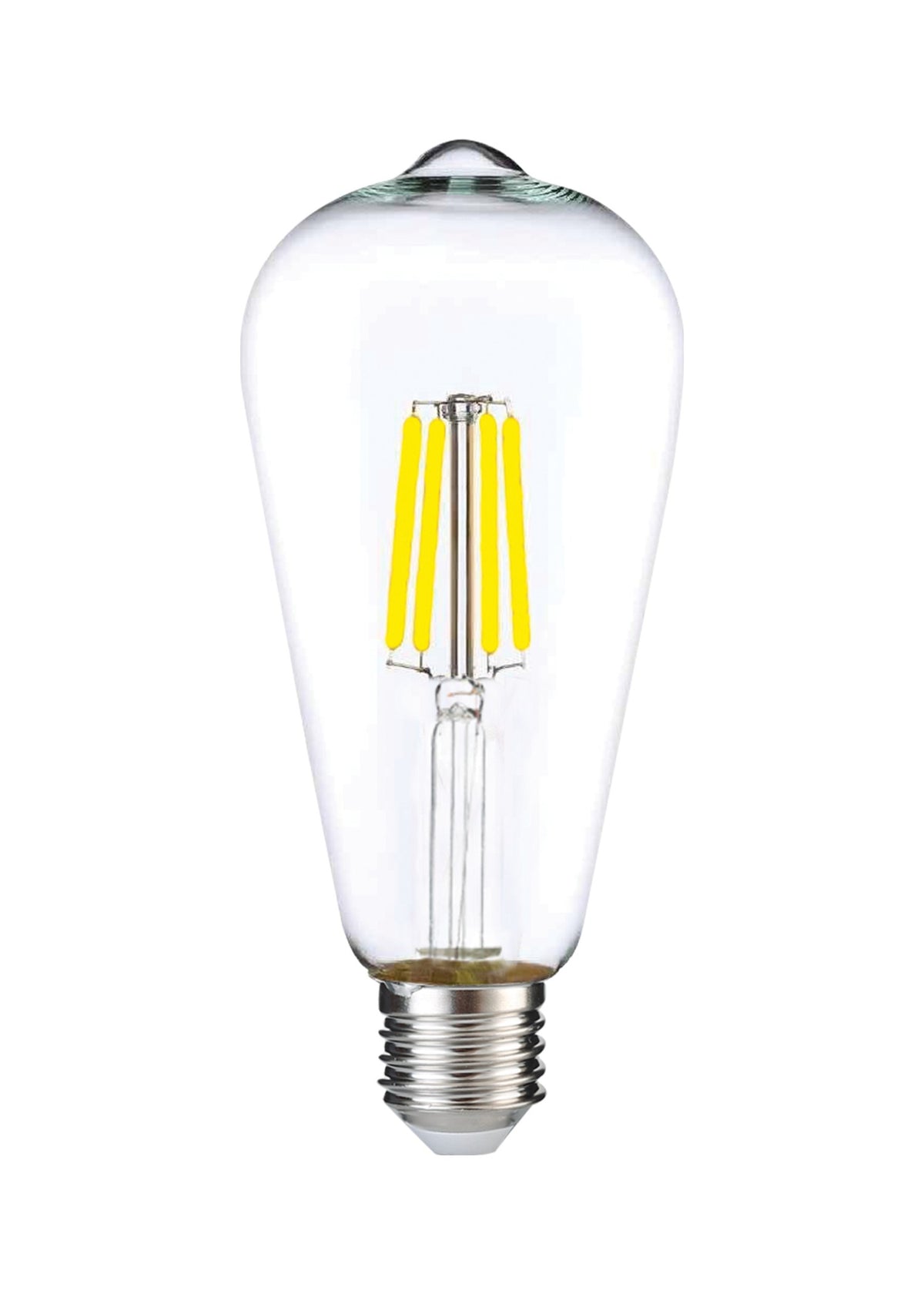 Rustik Filament Ampul ST64 · E27 · 7W · Şeffaf · 6500K