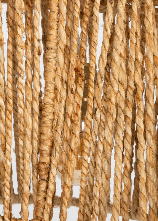 Tavan Aydınlatması Jüt Naturel | 55 cm x 45 cm x 31 cm – görsel 2