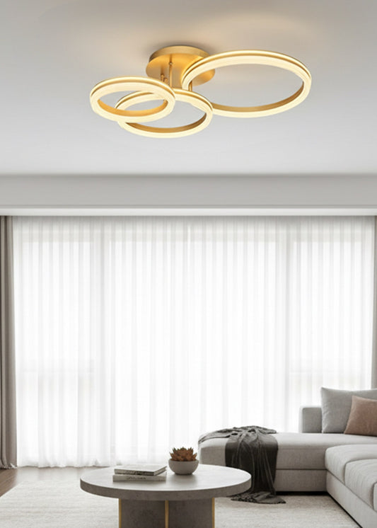 Seira 3 Halkalı LED Plafonyer – görsel 2