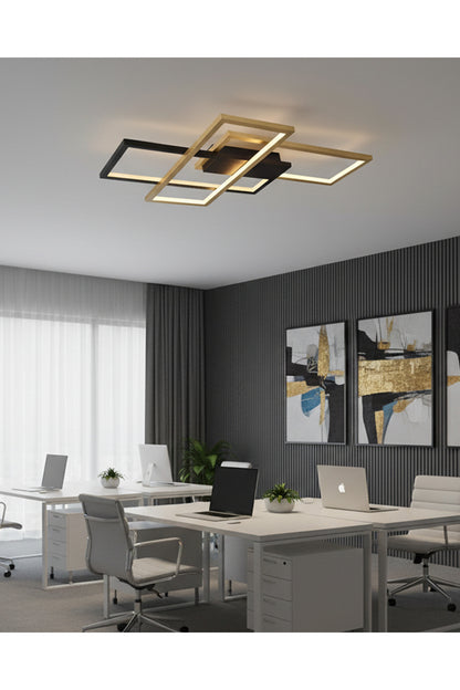 Square 3'lü LED Plafonyer 90x60 cm - Özcan Aydınlatma