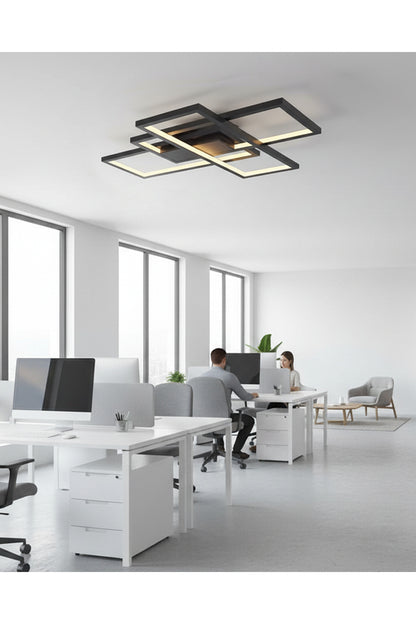 Square 3'lü LED Plafonyer 90x60 cm - Özcan Aydınlatma