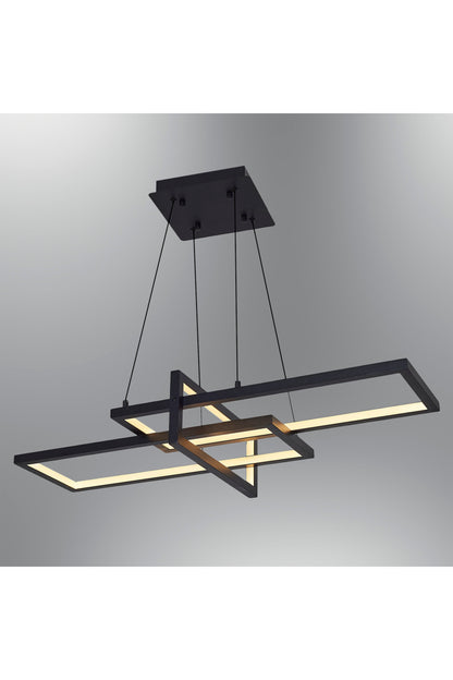 Square 3'lü Yatay Sarkıt 90 cm - Özcan Aydınlatma