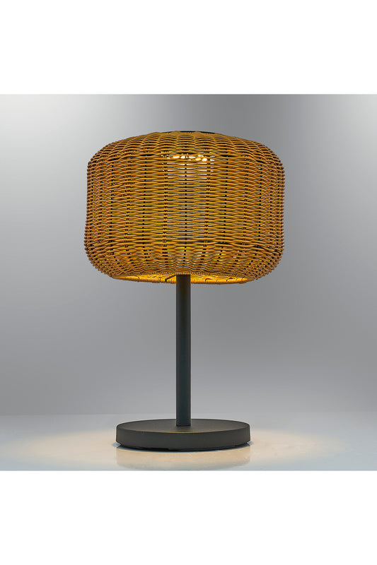 Solar Hasır Dış Mekân Abajur Ø35 × 53 cm – görsel 1