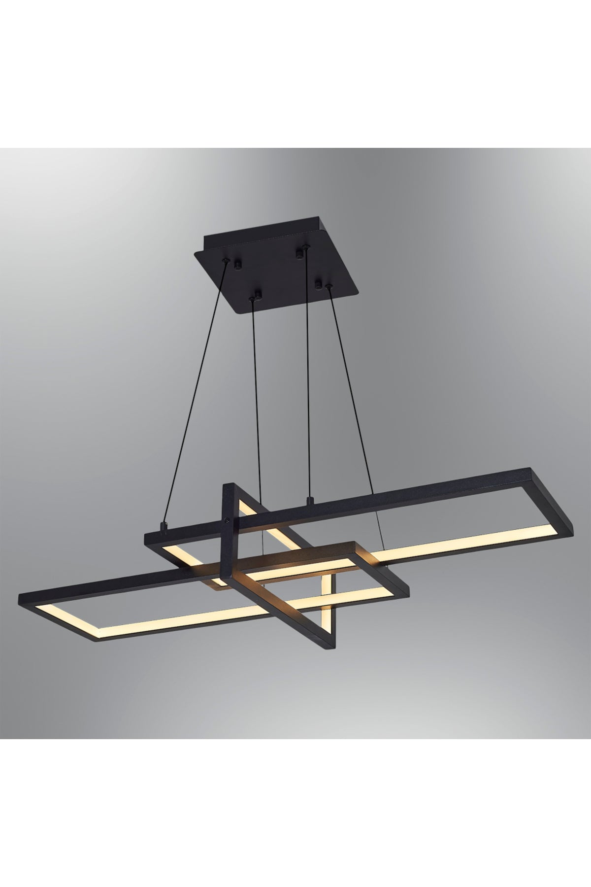 Square 3'lü Yatay Sarkıt 90 cm - Özcan Aydınlatma