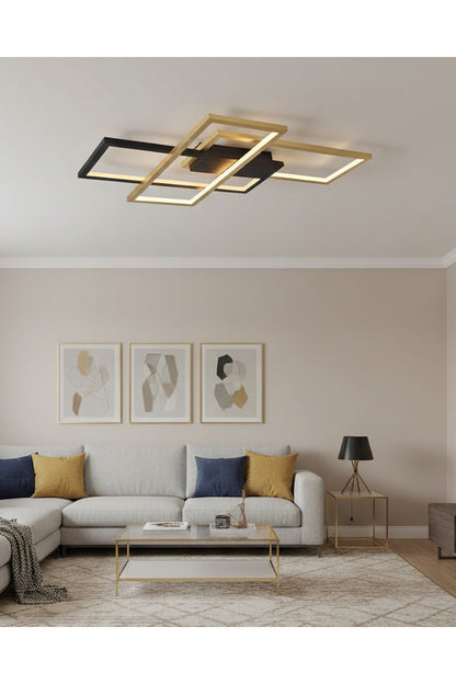 Square 3'lü LED Plafonyer 90x60 cm - Özcan Aydınlatma