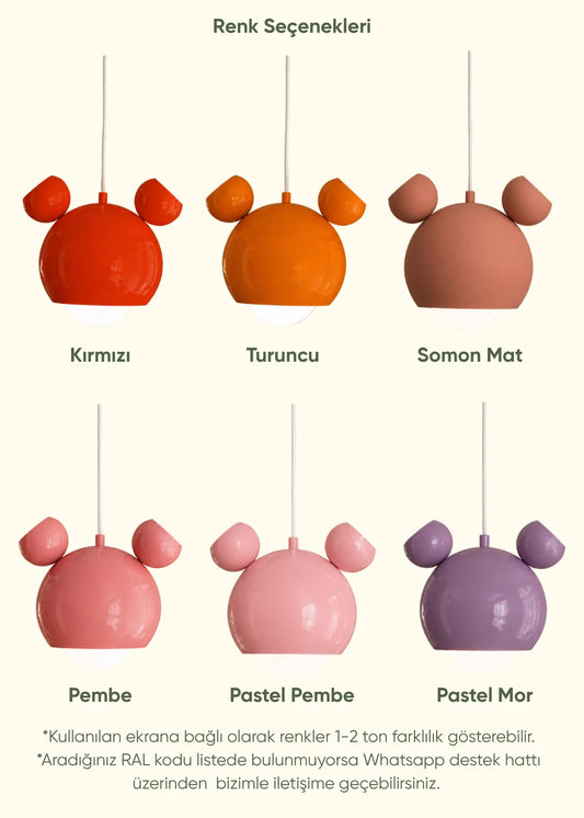 Mickey Krem Sarkıt Lamba – görsel 2