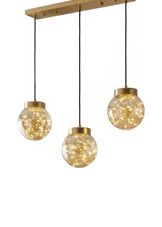 Glow 3’lü Sıralı Peri LED Avize – görsel 1