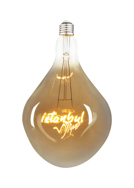 Dekoratif Filament Ampul · İstanbul Yazılı · E27 · 5W · Bal · 2200K