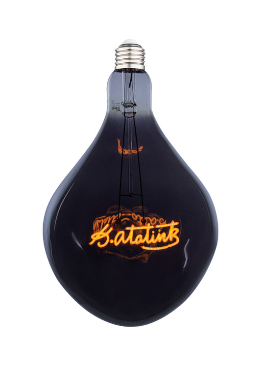 Dekoratif Filament Ampul · Atatürk İmzalı · E27 · 5W · Füme · 2200K