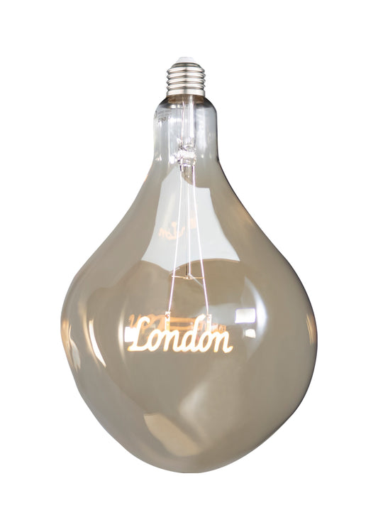 Dekoratif Filament Ampul · London Yazılı · E27 · 5W · Bal · 2200K