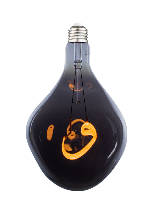 Dekoratif Filament Ampul · Vav Harfli · E27 · 5W · Füme · 2200K