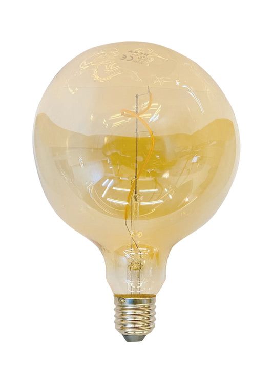 Rustik Filament Ampul G95 · E27 · 4W · Amber · 2200K