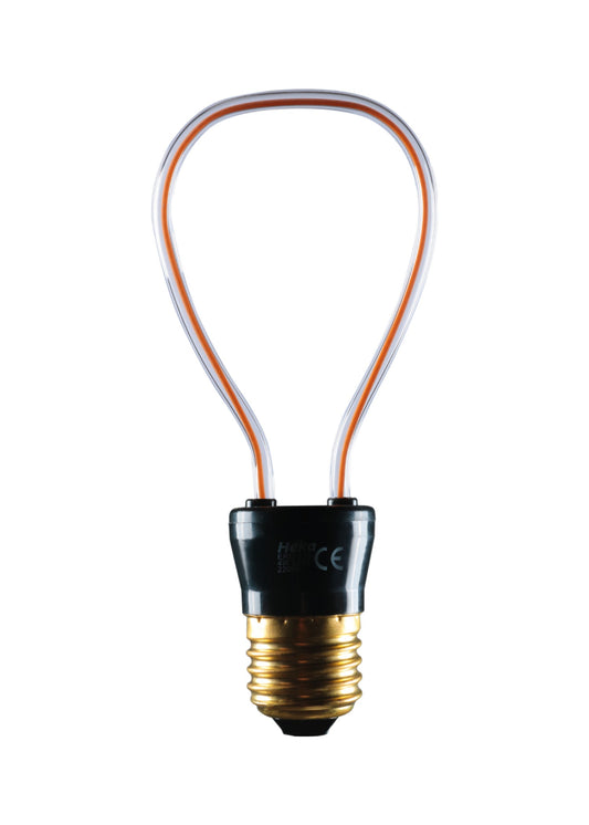 Neon LED Ampul · Geniş Halka · E27 · 4W · Şeffaf · 2200K