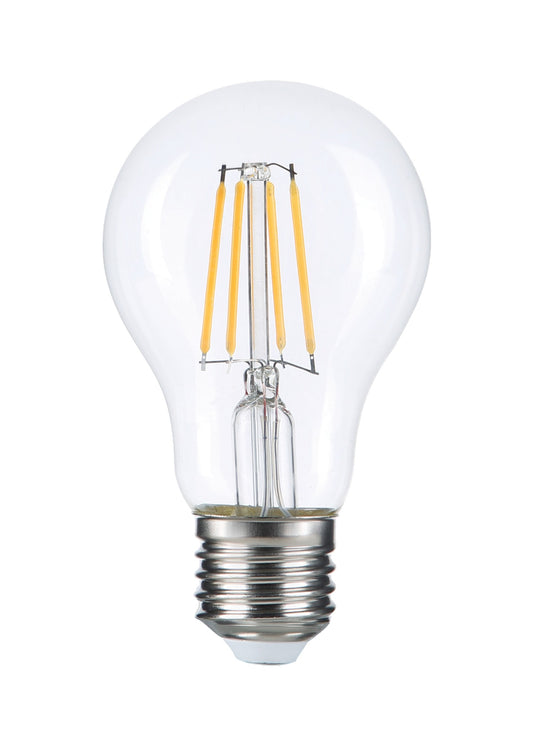 Rustik Filament Ampul A60 · E27 · 7W · Şeffaf · 4000K