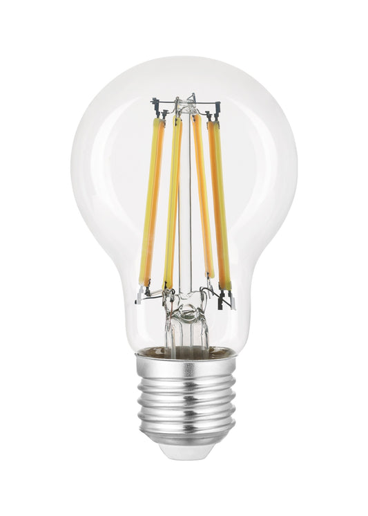 Rustik Filament Ampul A60 · E27 · 10W · Şeffaf · 3000K