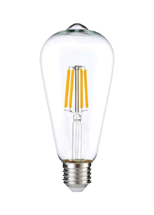 Rustik Filament Ampul ST64 · E27 · 7W · Şeffaf · 2700K