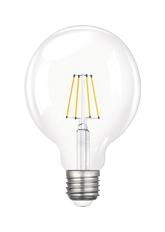 Rustik Filament Ampul G95 · E27 · 10W · Şeffaf · 6500K
