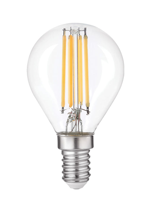 Rustik Filament Ampul G45 · E14 · 6W · Şeffaf · 3000K