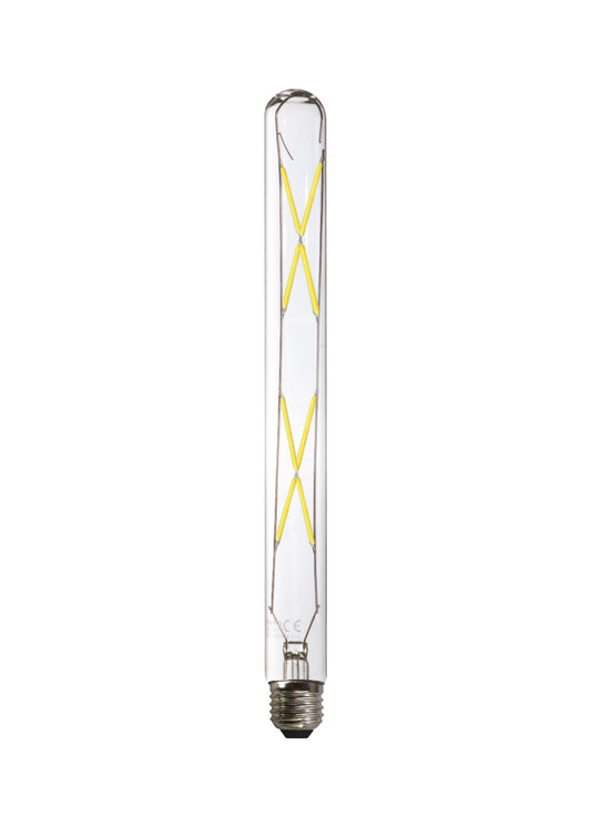 Rustik Filament Ampul T30-T300 · E27 · 8W · Şeffaf · 6500K