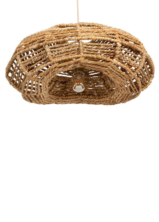 Tavan Aydınlatması Jüt Naturel Fildişi | 60 cm x 45 cm x 26 cm – görsel 2