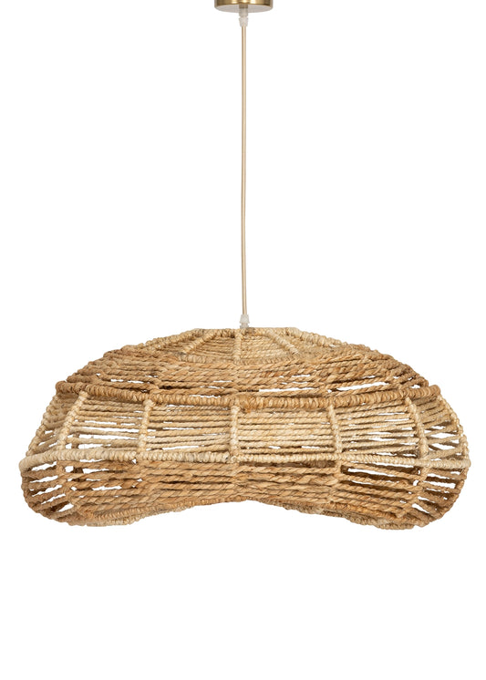 Tavan Aydınlatması Jüt Naturel Fildişi | 60 cm x 45 cm x 26 cm II – görsel 1