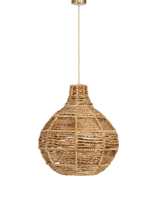 Tavan Aydınlatması Jüt Naturel | 40 cm x 40 cm x 50 cm – görsel 1