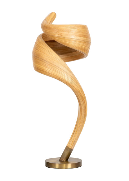 Bambu Abajur Helezon Form – görsel 1