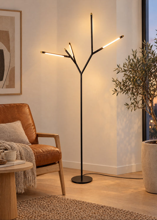 Linea Tree LED Lambader – mekan görünümü