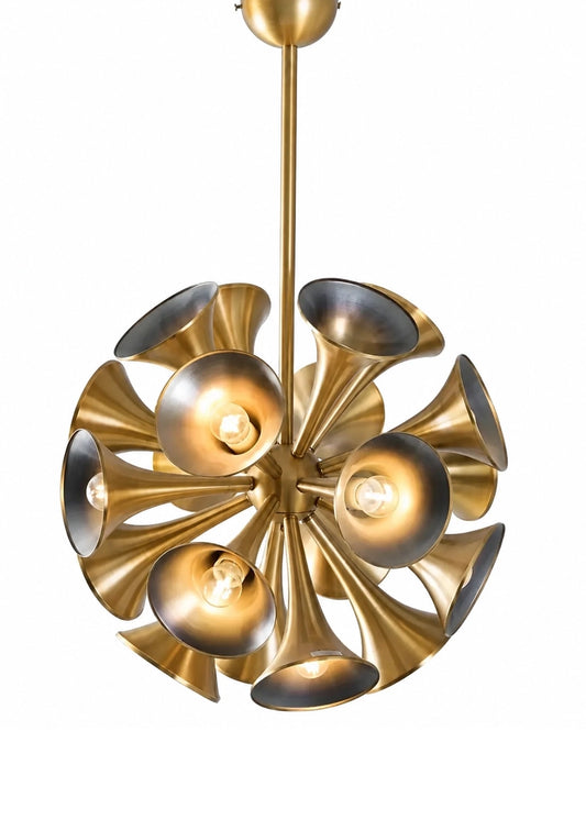Aurora Brass 20'li Sarkıt Avize – görsel 1