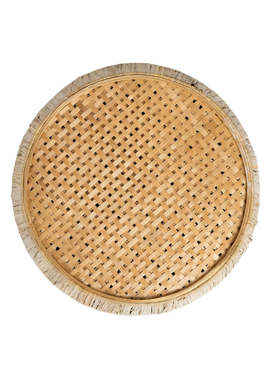 Rattan Natural Yuvarlak Aplik – görsel 1