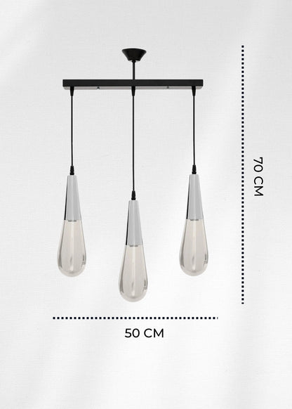 Fluid 3’lü Sıralı Avize – görsel 4