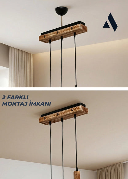Rita 3’lü Sarkıt Avize – görsel 3
