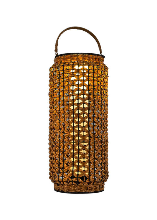 Solar Hasır Dış Mekân Abajur Ø31 × 74 cm – beyaz fon