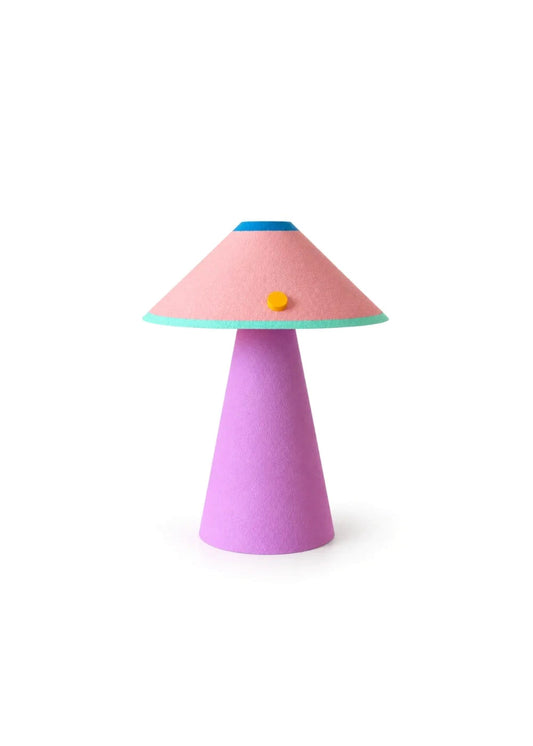 Tehanu Lab Tokyo Textured Masa Lambası Pembe-Lila, ön görünüm