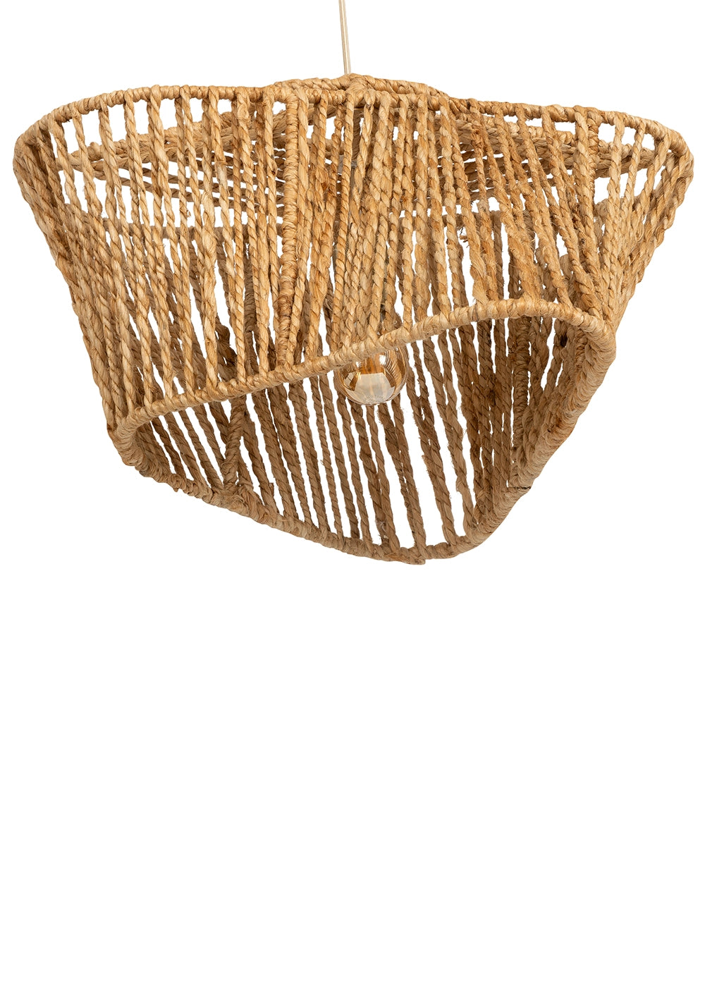 Tavan Aydınlatması Jüt Naturel | 55 cm x 45 cm x 31 cm – görsel 3